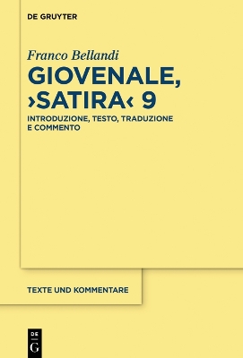 Cover of Giovenale, >Satira