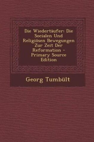 Cover of Die Wiedertaufer