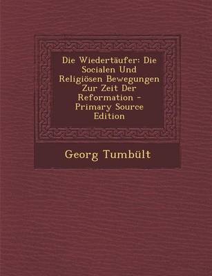 Book cover for Die Wiedertaufer