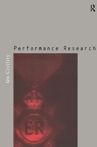 Cover of Performance Research 9:4 Dec 2