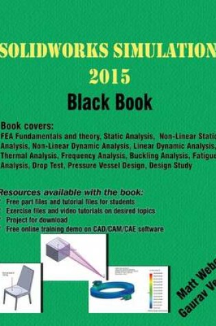 Cover of SolidWorks Simulation 2015 Black Book