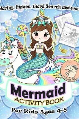 Cover of Mermaid Activity Book for Kids Ages 4-8