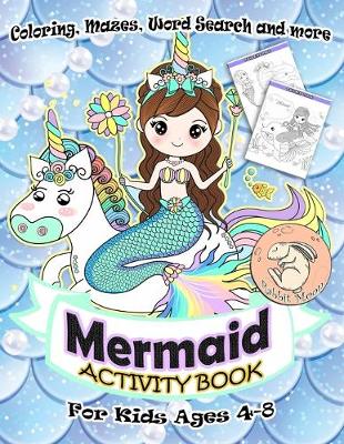 Book cover for Mermaid Activity Book for Kids Ages 4-8