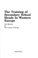 Book cover for The Training of Secondary School Heads in Western Europe