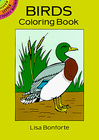 Book cover for Birds Coloring Book