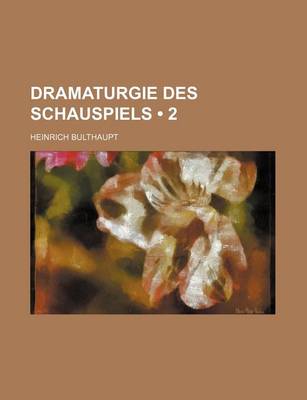 Book cover for Dramaturgie Des Schauspiels (2)