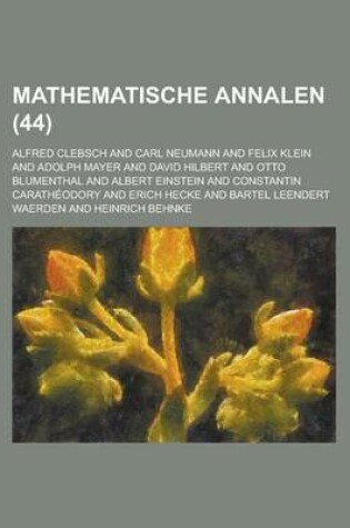 Cover of Mathematische Annalen (44)