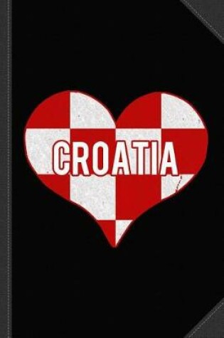 Cover of I Love Croatia Jersey Journal Notebook