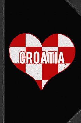 Book cover for I Love Croatia Jersey Journal Notebook