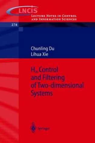 Cover of H_infinity Control and Filtering of Two-Dimensional Systems