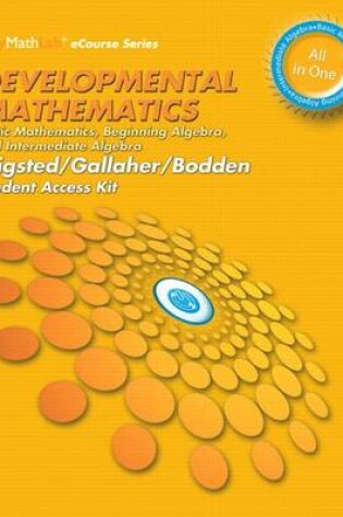 Cover of Mylab Math Ecourse for Trigsted/Bodden/Gallaher Developmental Math