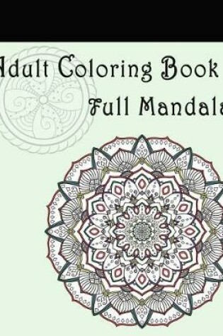 Cover of Adult Coloring Book