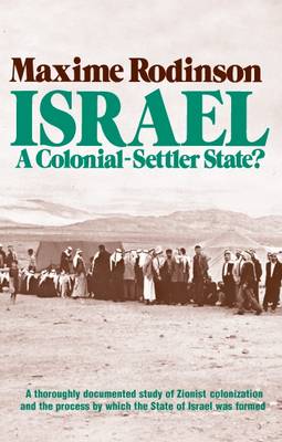 Book cover for Israel: A Colonial -Settler State?