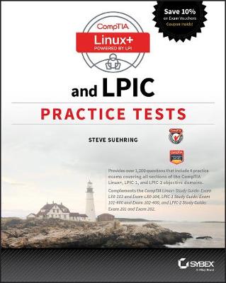 Book cover for CompTIA Linux+ and LPIC Practice Tests