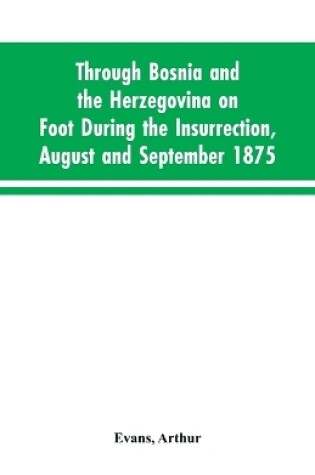 Cover of Through Bosnia and the Herzegovina on foot during the insurrection, August and September 1875