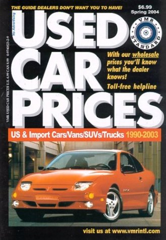 Cover of VMR Standard Used Car Prices 1990-2003