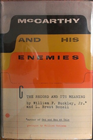 Cover of McCarthy and His Enemies