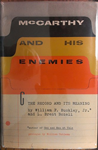 Book cover for McCarthy and His Enemies