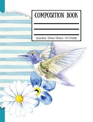 Book cover for Watercolour Bird & Flowers Composition Book