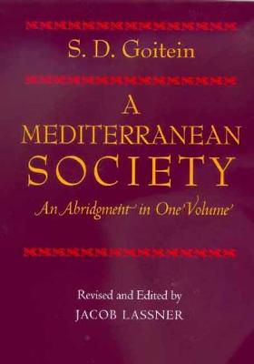 Book cover for A Mediterranean Society,  An Abridgment in One Volume