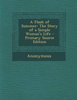 Book cover for Flash of Summer