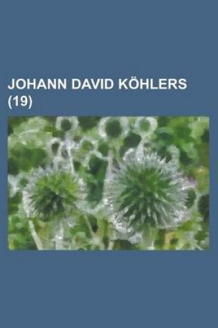 Cover of Johann David Kohlers (19)