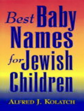 Book cover for Best Baby Names for Jewish Children