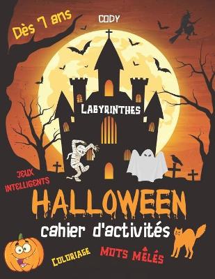 Book cover for cahier d'activités halloween