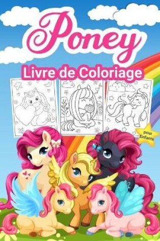 Cover of Pony Livre de Coloriage pour Enfants