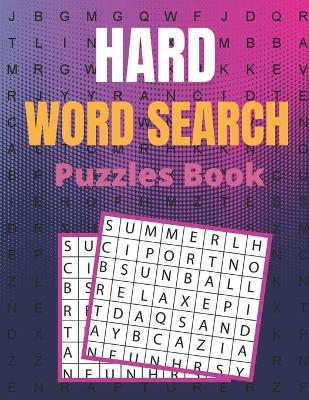 Book cover for Hard Word Search Puzzles Book