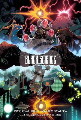 Book cover for Black Science Volume 1: The Beginner's Guide to Entropy 10th Anniversary Deluxe Hardcover