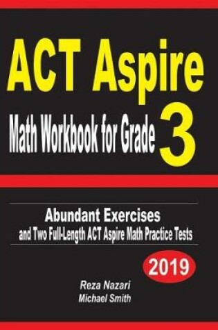 Cover of ACT Aspire Math Workbook for Grade 3