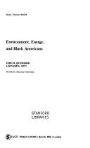 Cover of Environment, Energy and Black Americans