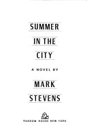 Book cover for Summer in the City