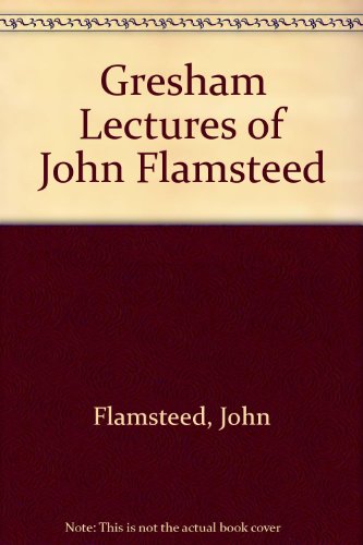 Book cover for Gresham Lectures of John Flamsteed