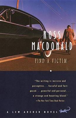Book cover for Find a Victim: A Lew Archer Novel