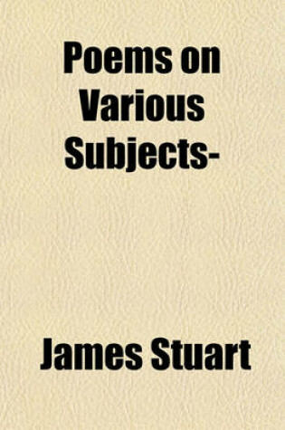 Cover of Poems on Various Subjects-