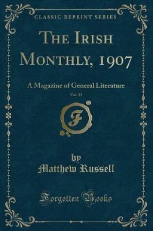 Cover of The Irish Monthly, 1907, Vol. 35