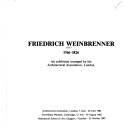 Book cover for Friedrich Weinbrenner, 1766-1826