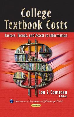 Book cover for College Textbook Costs