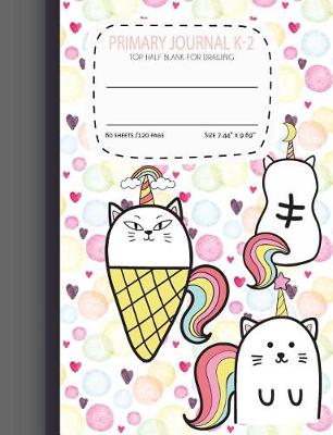 Book cover for primary journal k-2 Top Half Blank For Drawing