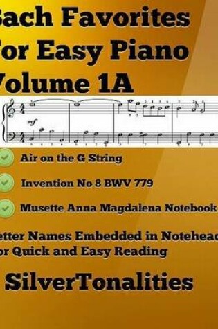 Cover of Bach Favorites for Easy Piano Volume 1 A