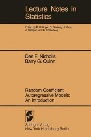 Cover of Random Coefficient Autoregressive Models: An Introduction