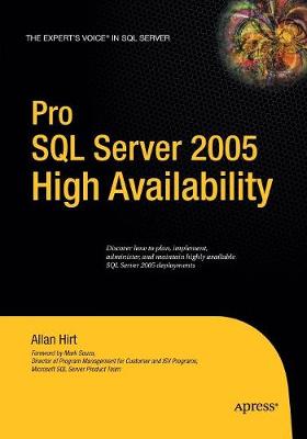 Book cover for Pro SQL Server 2005 High Availability