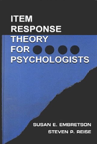 Book cover for Item Response Theory