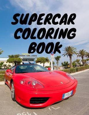 Book cover for Supercar Coloring Book