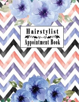 Book cover for Hairstylist Appointment Book