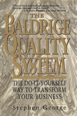 Cover of Baldrige Quality System