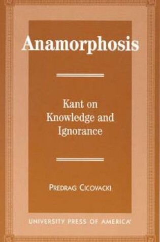 Cover of Anamorphosis