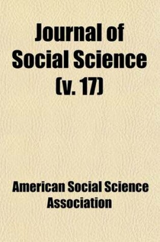 Cover of Journal of Social Science Volume 17